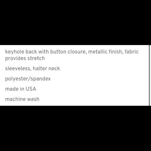 Keyhole halter NWT - Picture 2 of 2